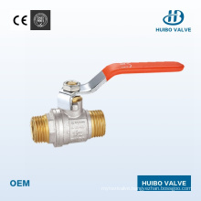 Male Thread Nickel Plated Brass Ball Valve